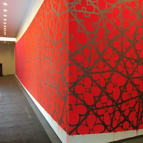 Judy Ledgerwood, Chromatic Patterns for Bloomberg, 2016-2017