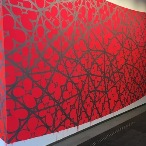 Judy Ledgerwood, Chromatic Patterns for Bloomberg, 2016-2017