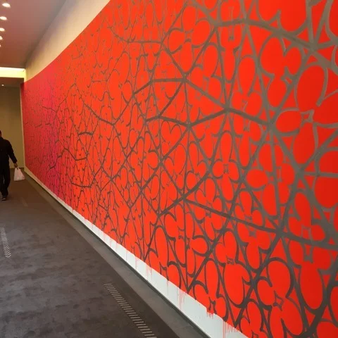 Judy Ledgerwood, Chromatic Patterns for Bloomberg, 2016-2017