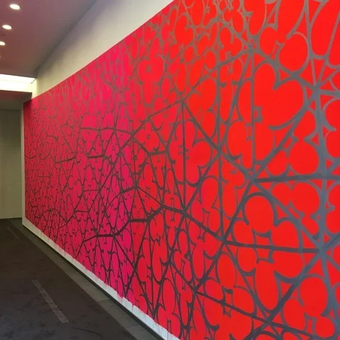 Judy Ledgerwood, Chromatic Patterns for Bloomberg, 2016-2017