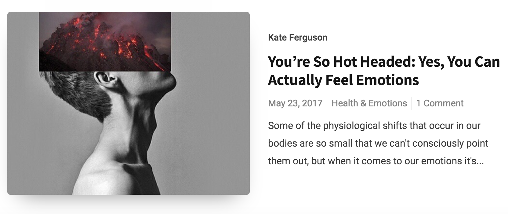  - “You’re So Hot Headed: Yes, You Can Actually Feel Emotions”Published on Psych N Sex