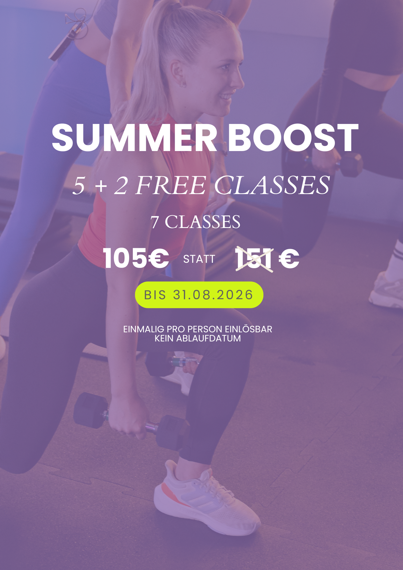 7 Classes um nur 105.-