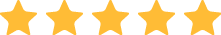 Five gold stars arranged horizontally