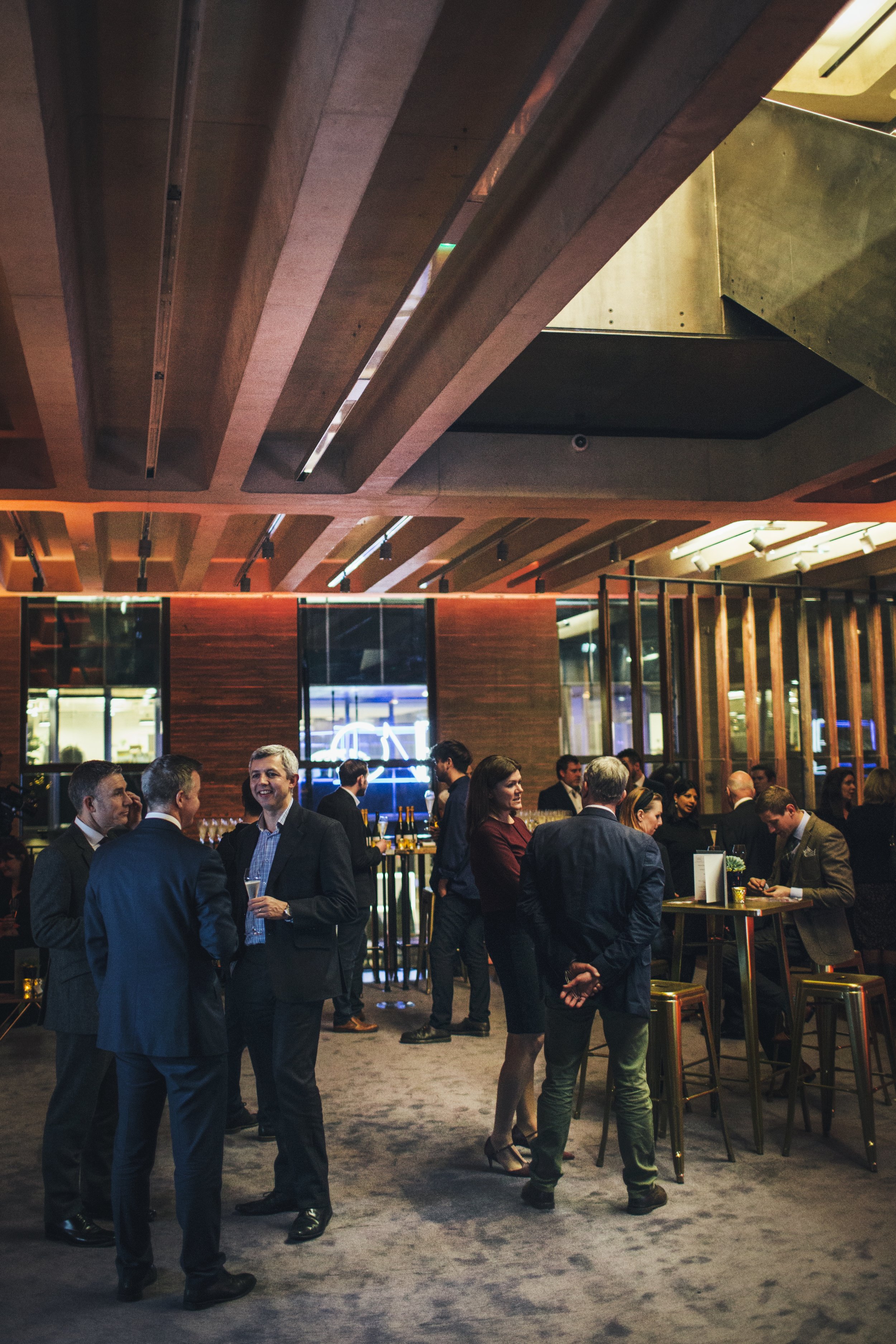 Guests enjoying the Elizabeth Foyer