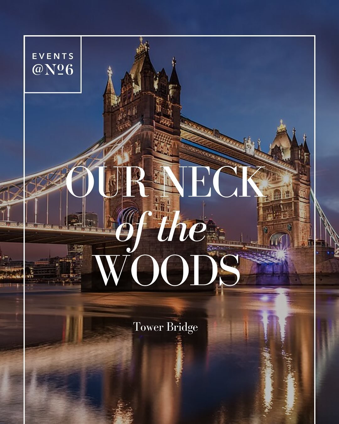 Just a 10-minute walk from us, the iconic Tower Bridge stands as a statement to London&rsquo;s rich history.
From our terrace you can even glimpse the roof of the its tower! 

Did you know?

. Tower Bridge took 8 years to build, opening 1894
. The br