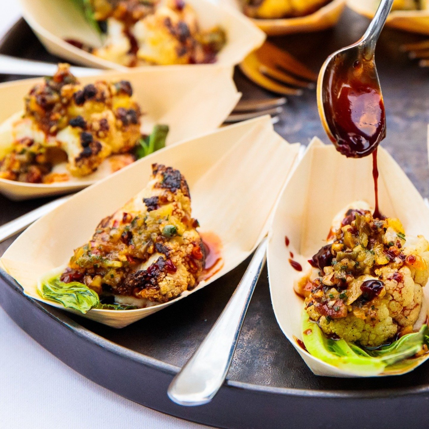 We&rsquo;re kicking off the season in style with our brand new BBQ menu.

Now available for summer parties on the Terrace at Events @ No 6.

Think flame-grilled cauliflower with smoky spices, buttery scallops, juicy burgers, and our chefs in action b
