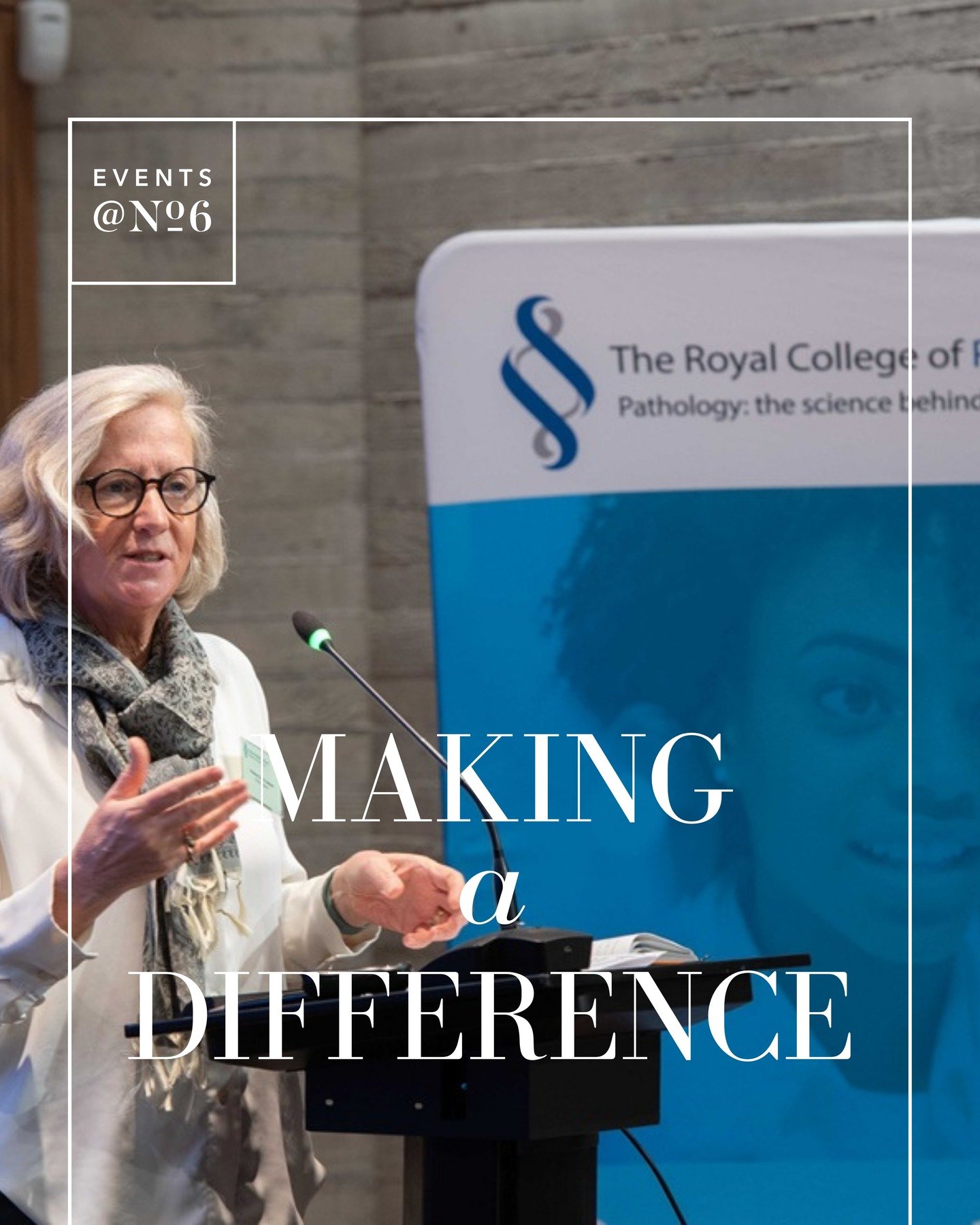 A Venue with Purpose

Events @ No 6 was commissioned by the Royal College of Pathologists and purpose-built for medical conferences and all types of professional gatherings.

We're proud offer 20% off room hire to all registered charities, with profi