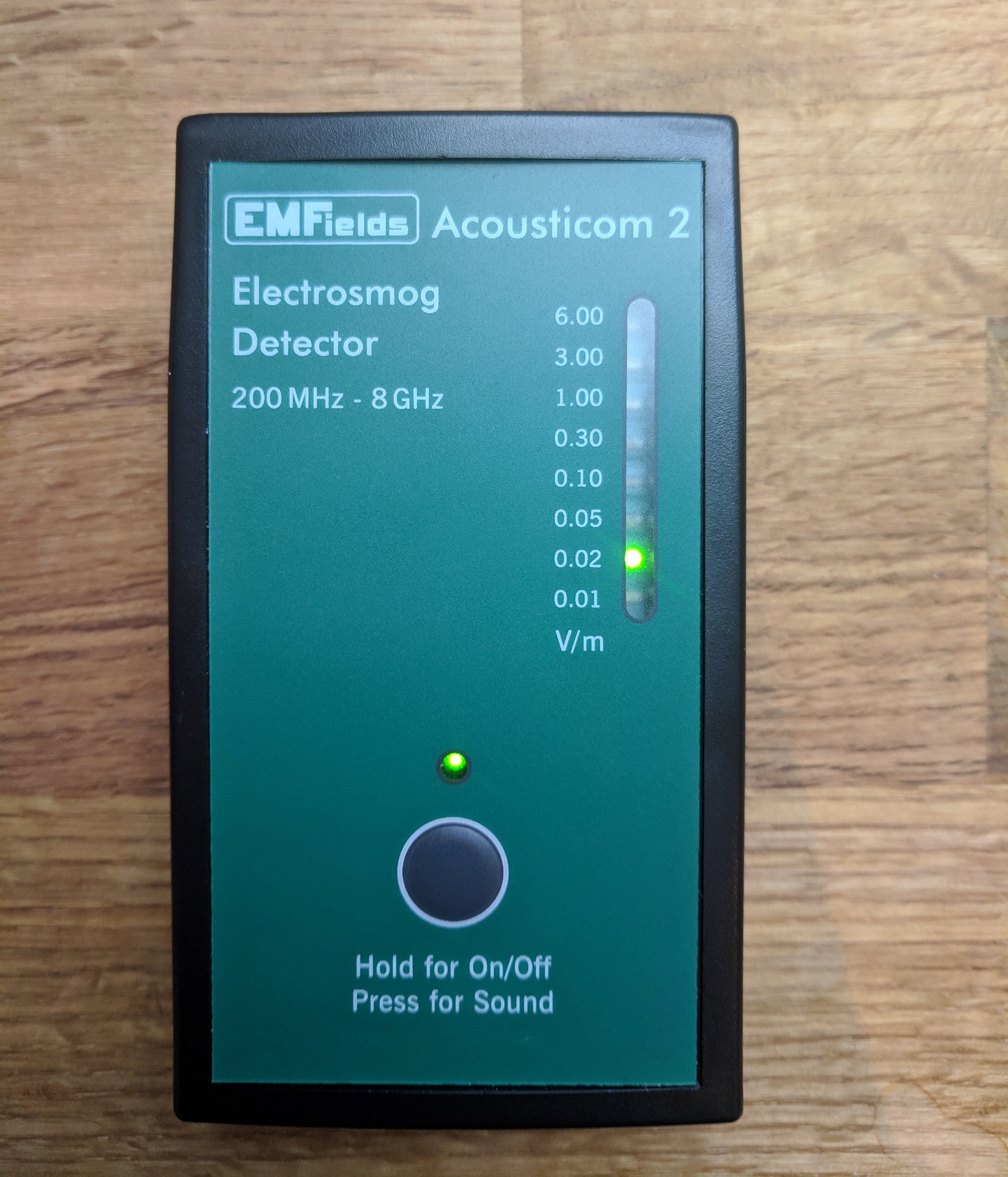 WiFi RF EMF Acousticom2 RF meter measures phones FREE SHIPPING IN USA towers 