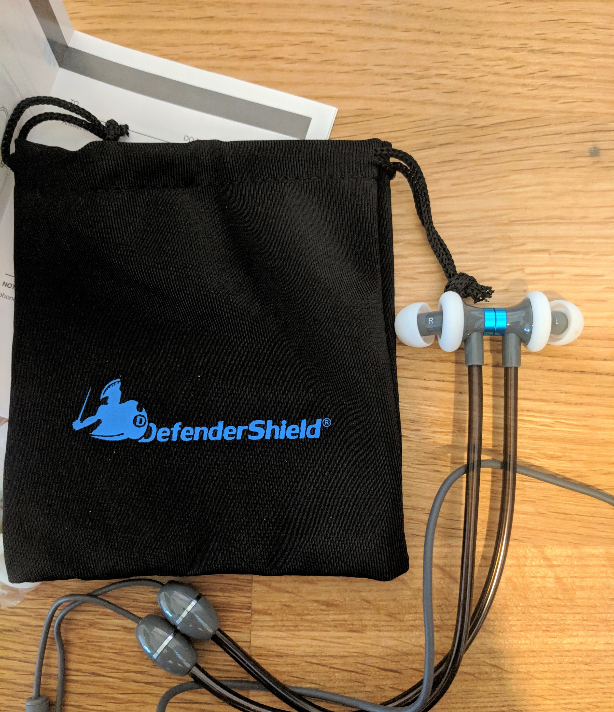 DefenderShield EMF Free Airtube Headphones Review: Top Quality in Sound &  Design — EMF Home