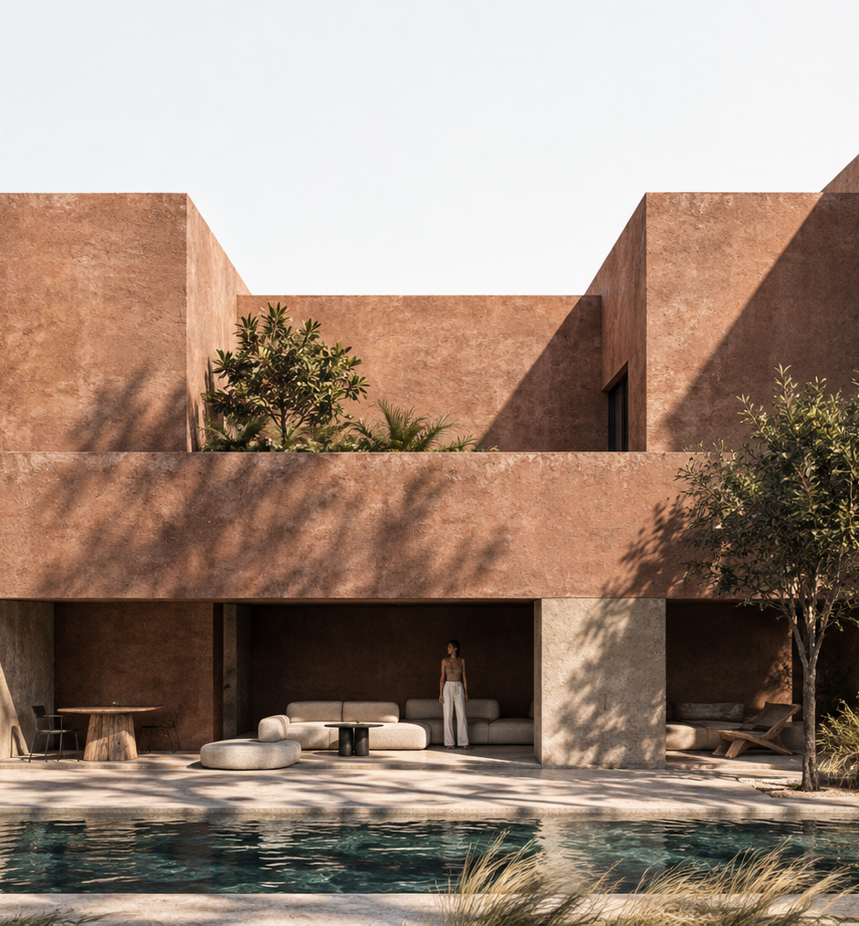 Villa moderniste en terre cuite au bord de l’eau.png