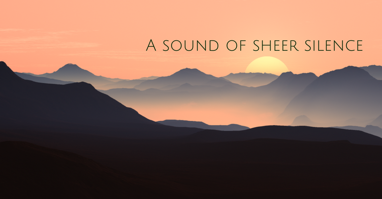 A sound of sheer silence, August 9 2020, Trinity 9