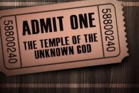 To the Unknown God, Sunday 23rd August 2020