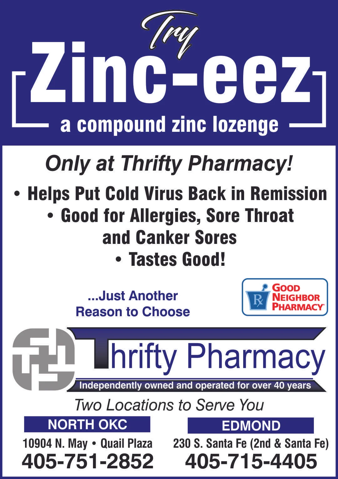 OTC Medications — Thrifty Pharmacy