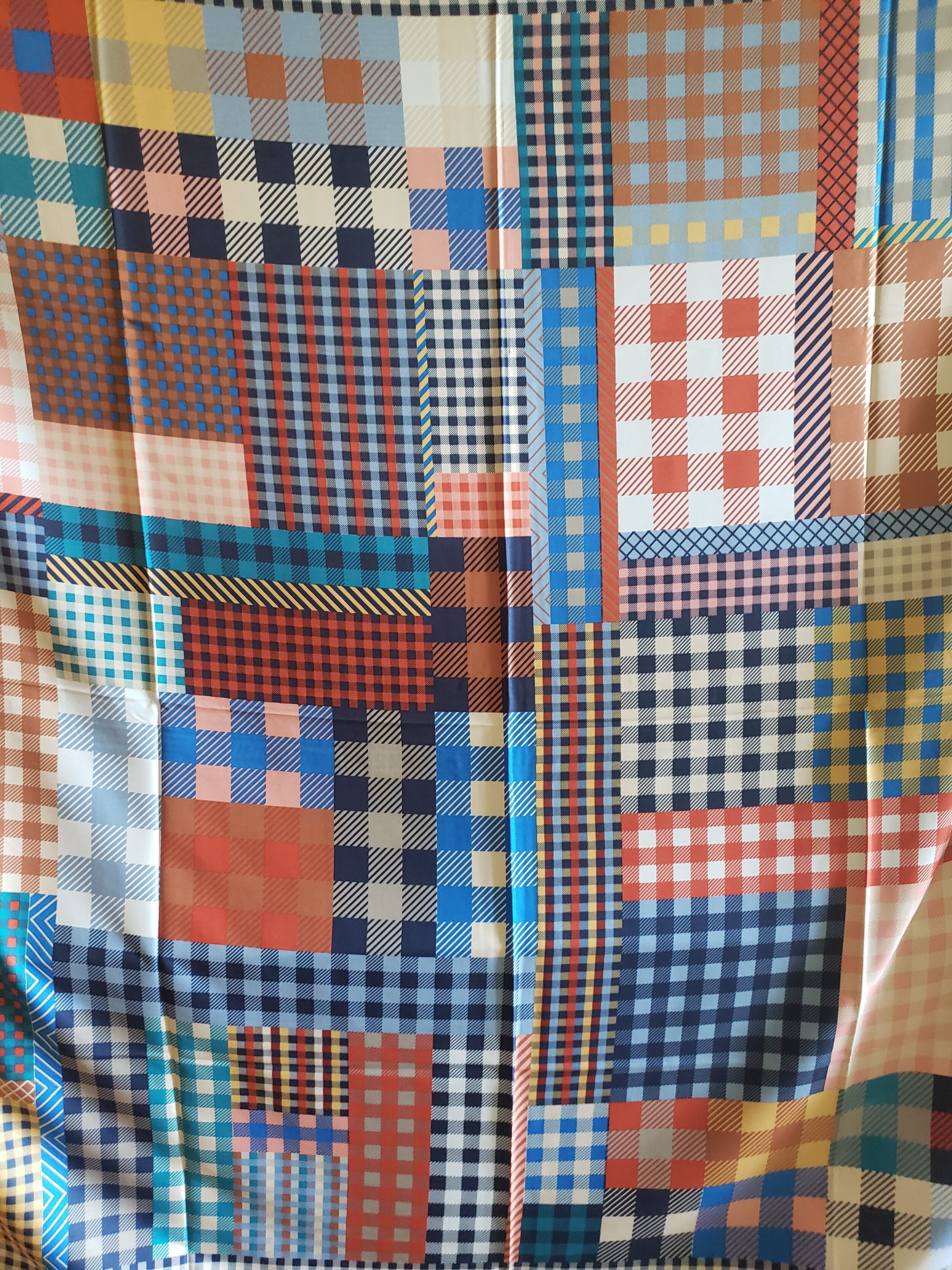 Geometric Patterns -100% Silk Scarfs
