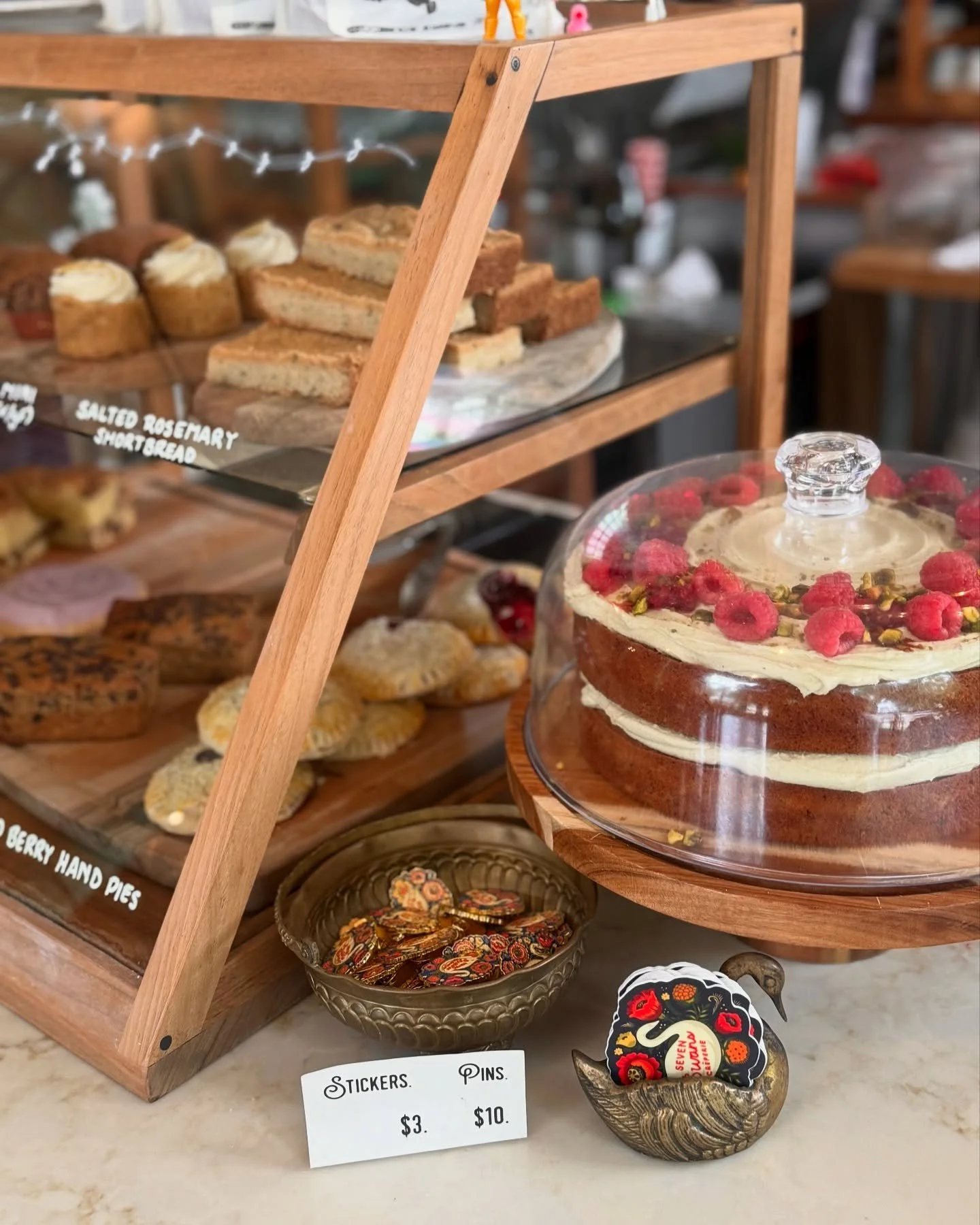 Cozy vibes, handcrafted treats, and a whole lot of love baked into every bite. From our salted rosemary shortbread to fresh berry hand pies and layer cakes that taste like a hug-there&rsquo;s something sweet waiting just for you. 🍰

Pull up a chair,
