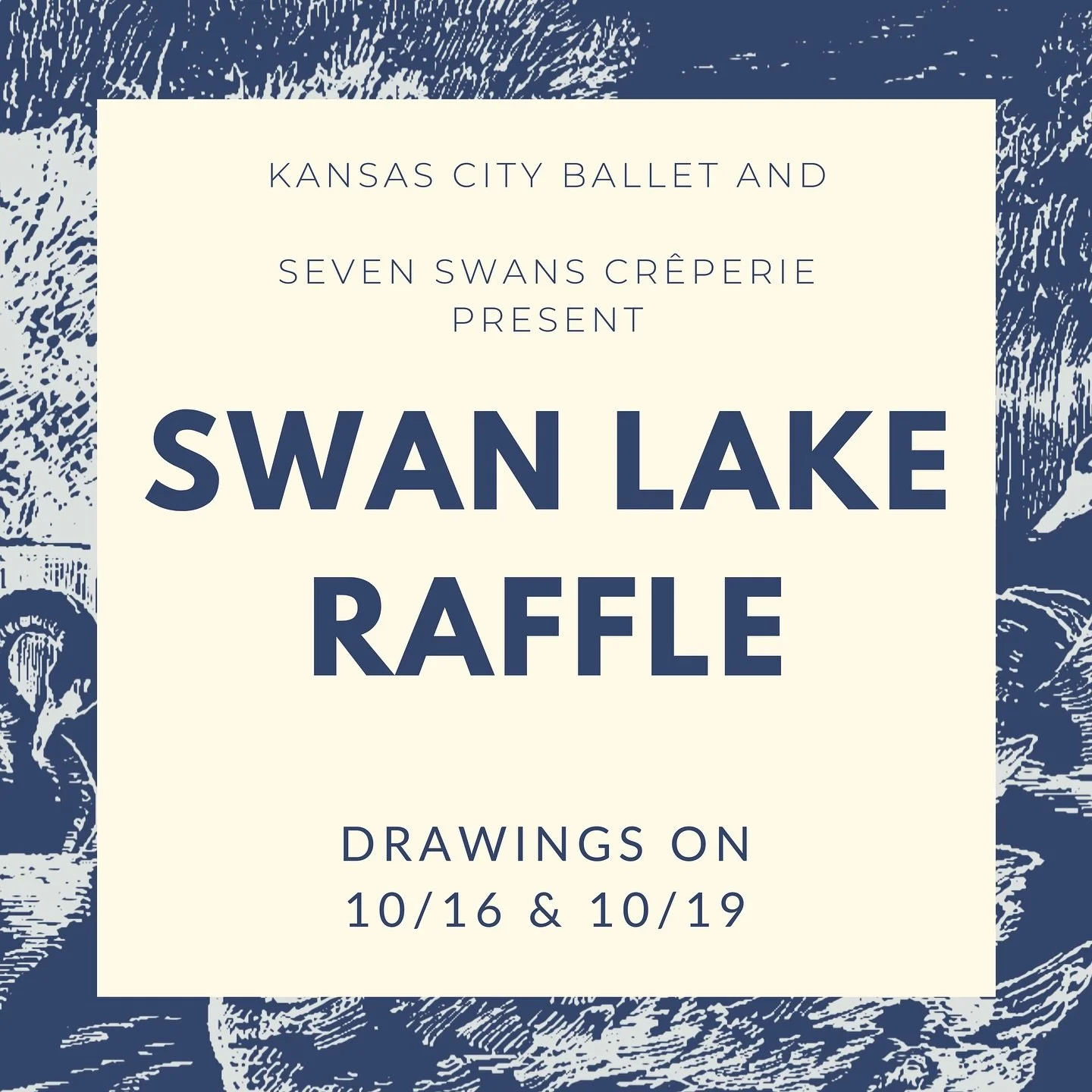 🦢This year we are so excited to be  collaborating with our neighbors @kc.ballet for a chance to win two tickets to see the beloved Swan Lake at Kauffman Center! 

Buy any crepe to enter the raffle for a chance to win 2 tickets. (Buy our specialty Sw