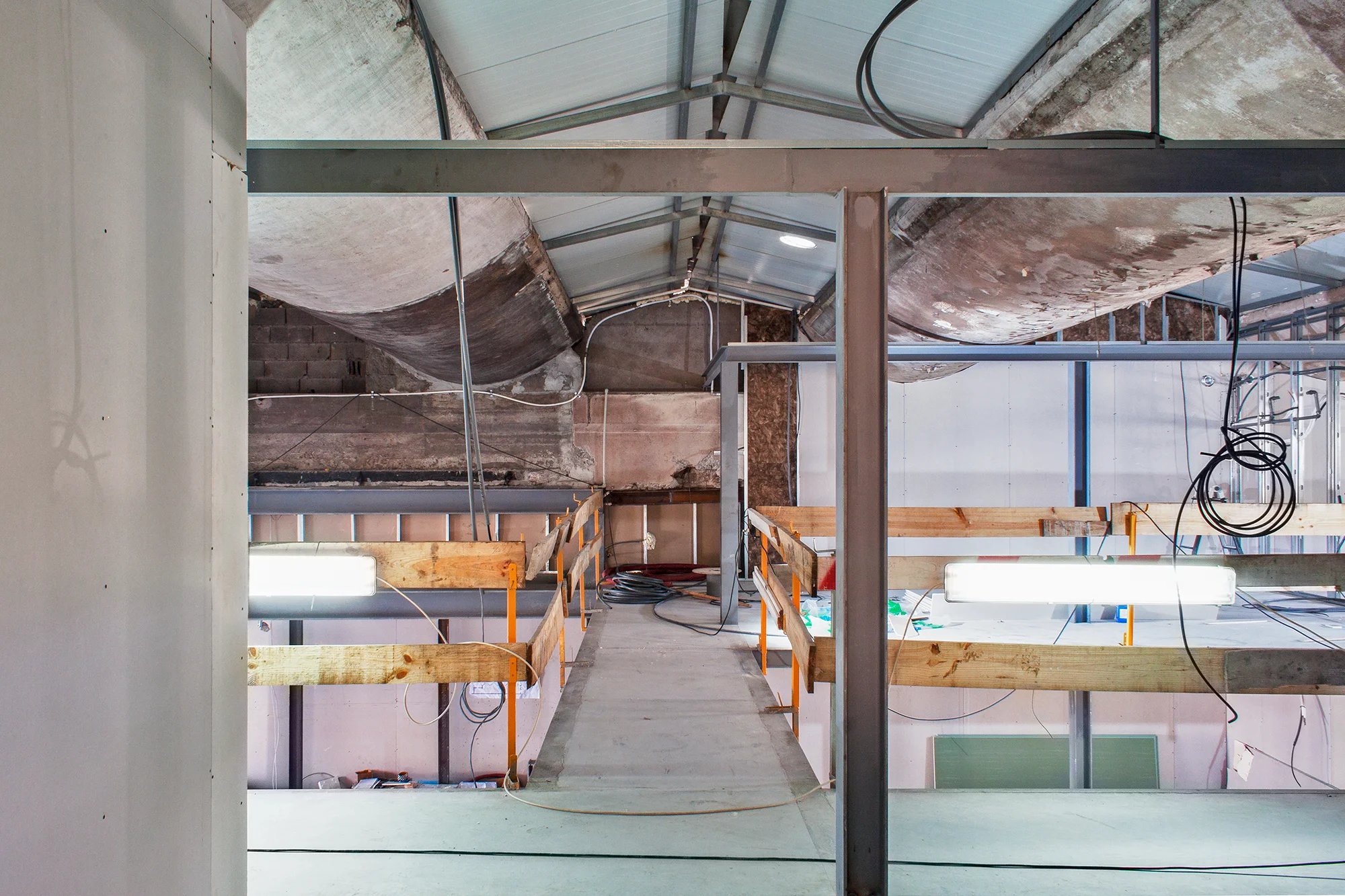 co.working center candal park, rehabilitation phase, 2017