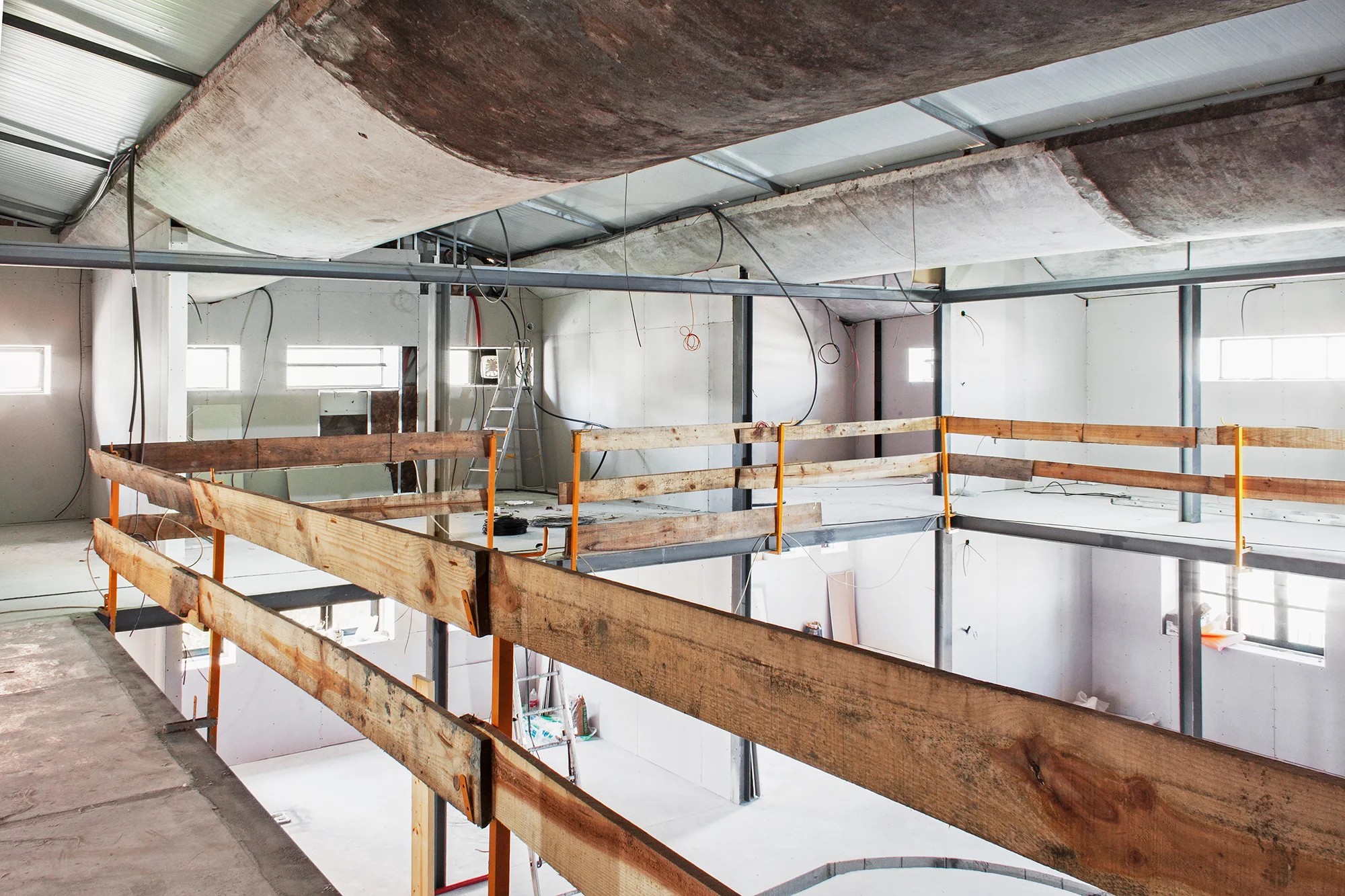 co.working center candal park, rehabilitation phase, 2017