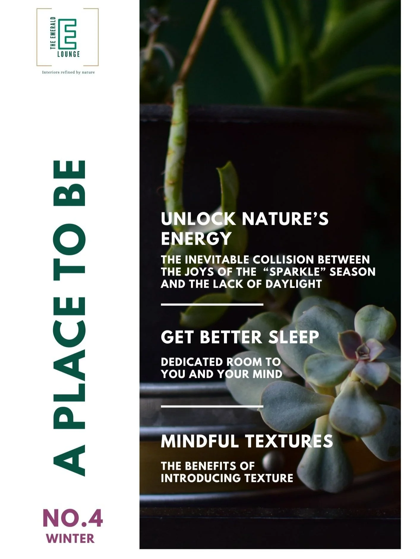 A place to be - winter issue