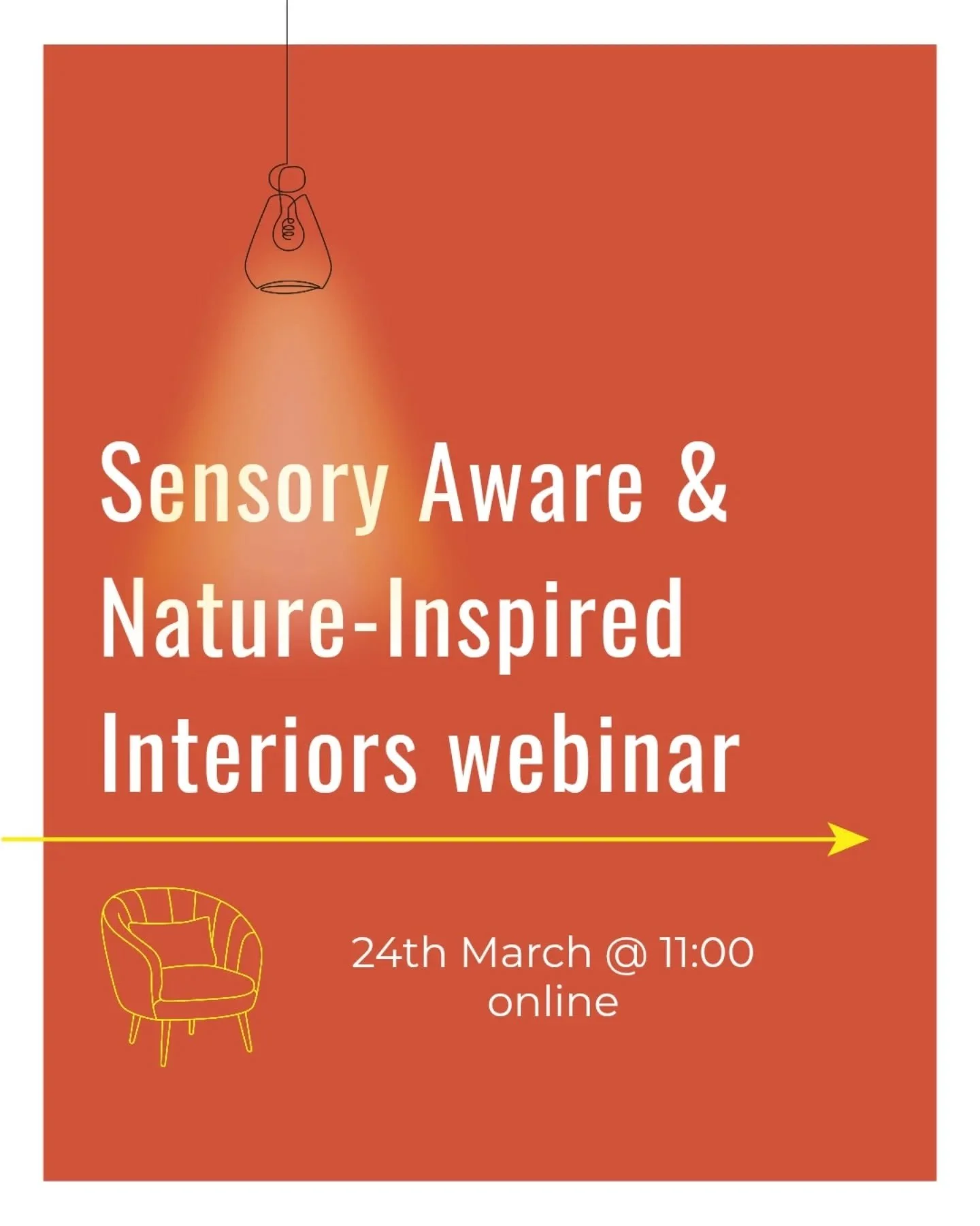 Bridging the creative and the clinical - is back 🎉

I&rsquo;m so happy to share that my online webinar🍂 Sensory Aware &amp; Nature-Inspired Interiors 🍂 will take place on Tuesday 24th March @ 11:00. Last year's session was attended by a very curio