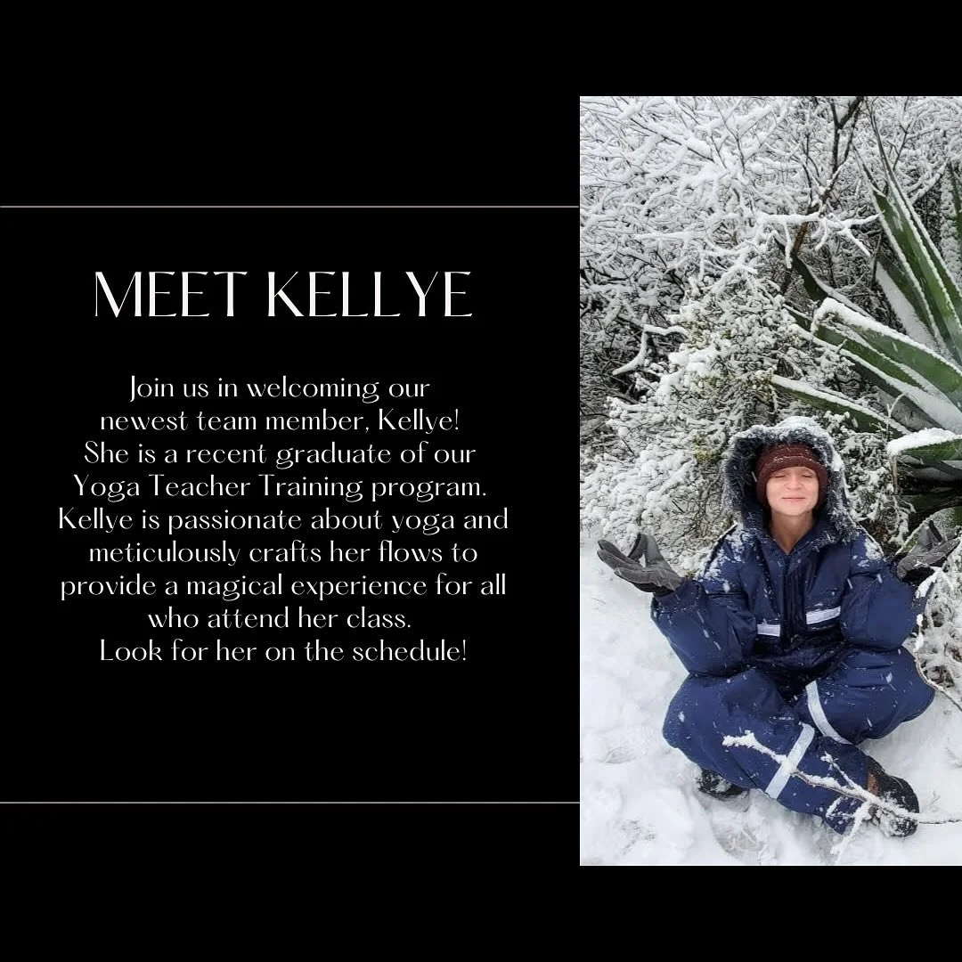 Kellye is teaching her first class with us this Saturday, 1/18 at 9:30am, as part of our Saturday teacher rotation!

Book your spot!