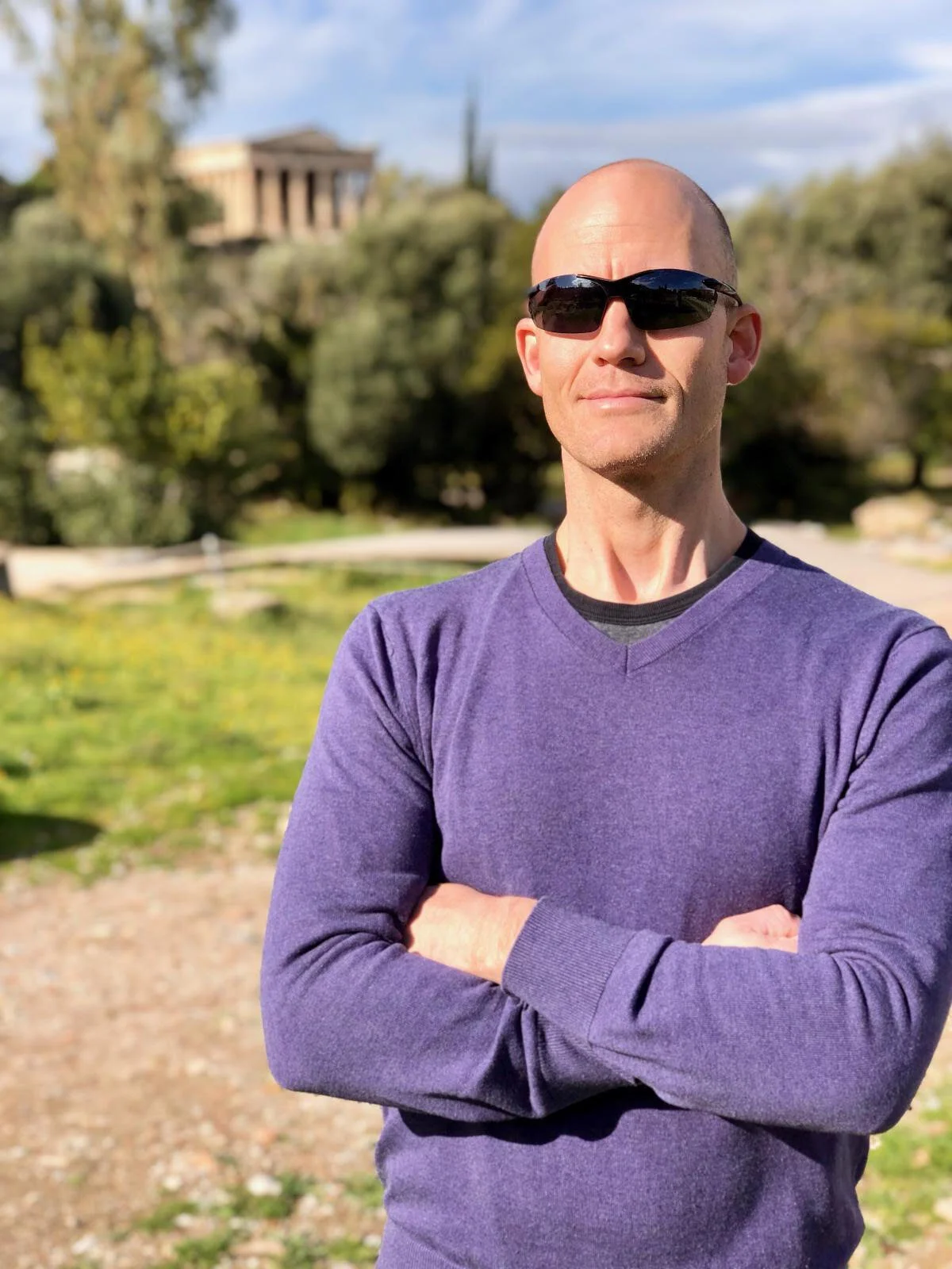 Mr. G in Athens, Greece.