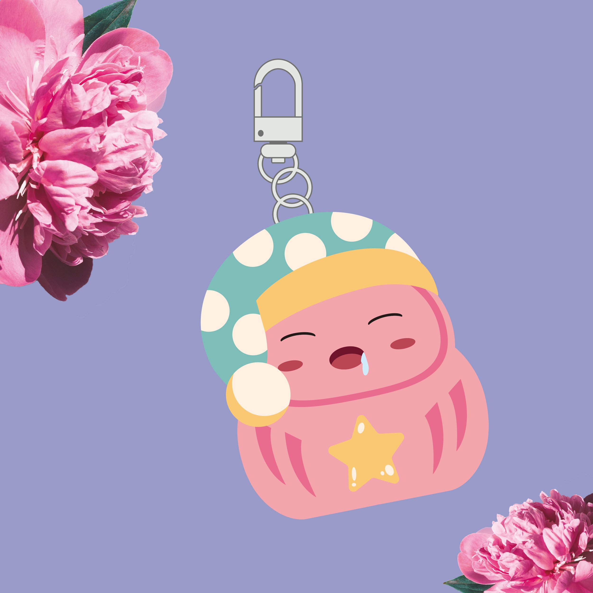 Sleeping Kirby Keychain MU.jpg