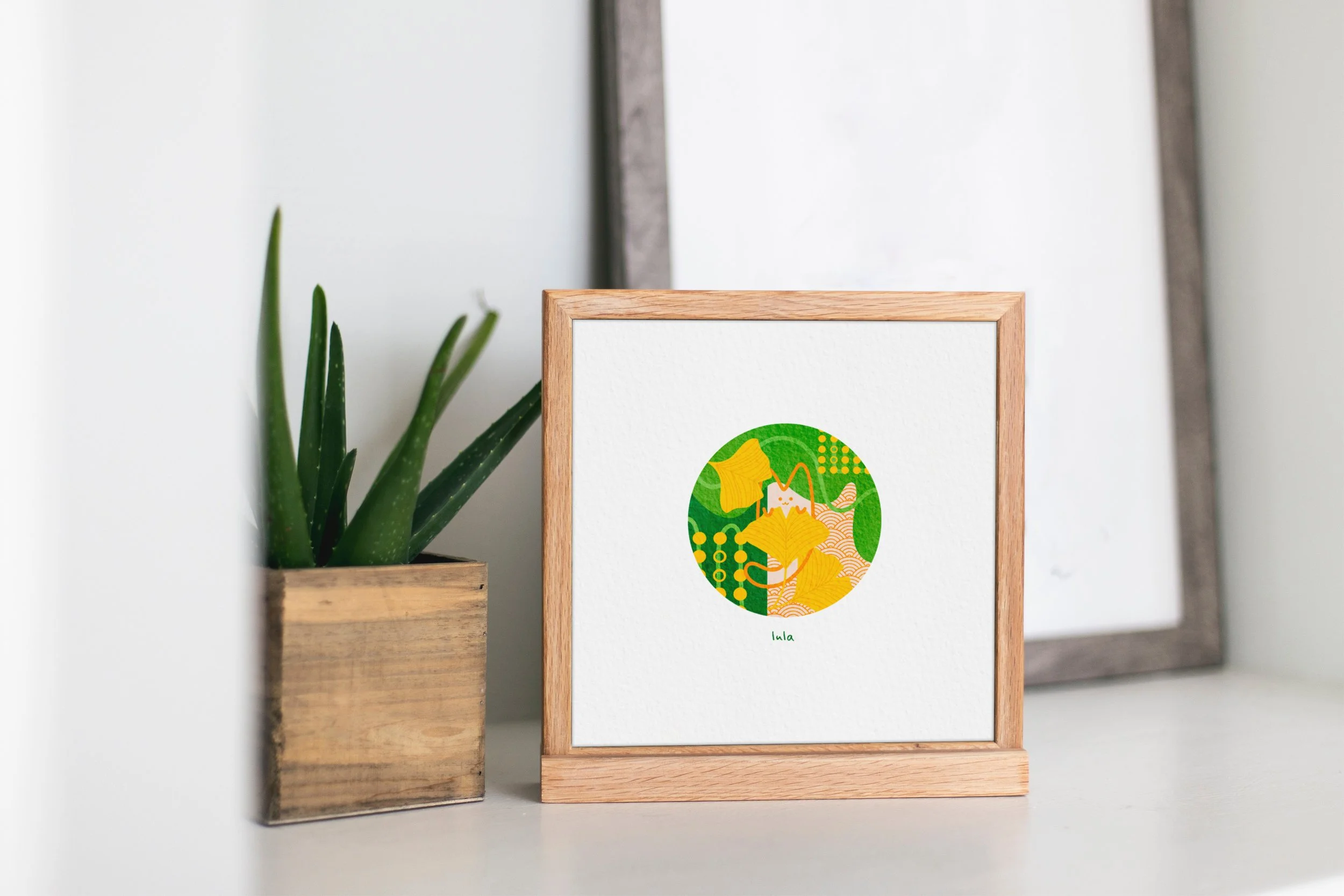 Lula - Mini Art Print 4x4in