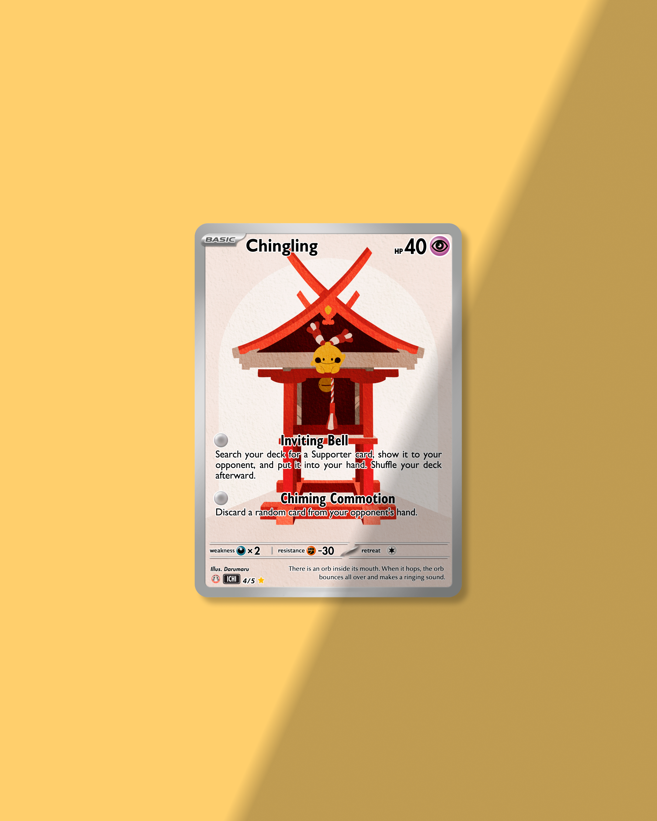 The Bell PKMN - Custom Holo Card