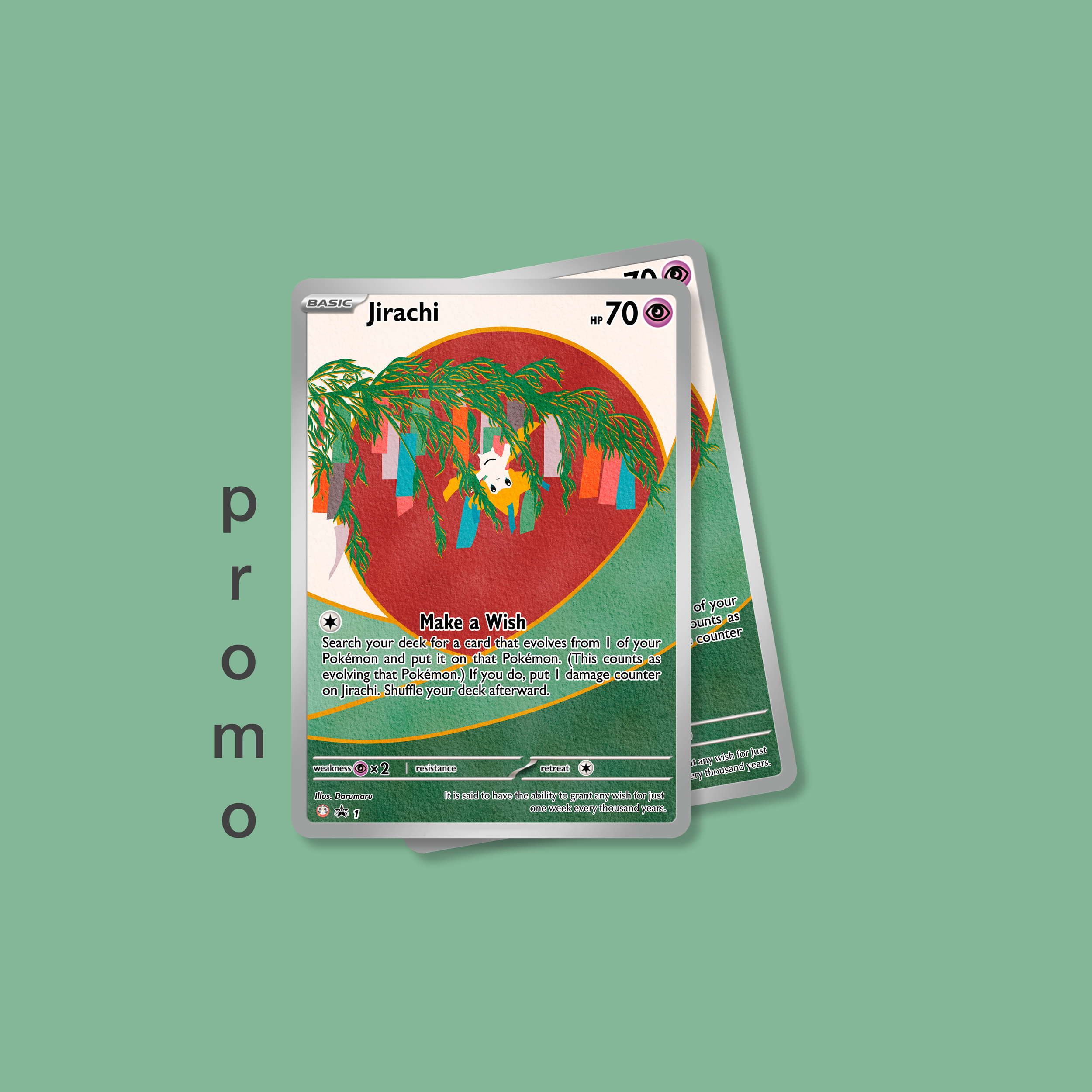 The Wish PKMN - Custom Holo Card