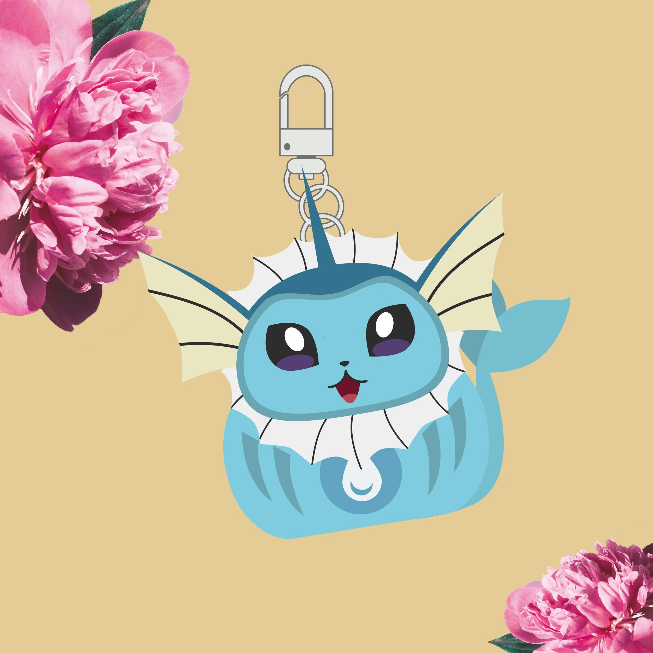 The Bubble Jet PKMN Keychain MU.jpg