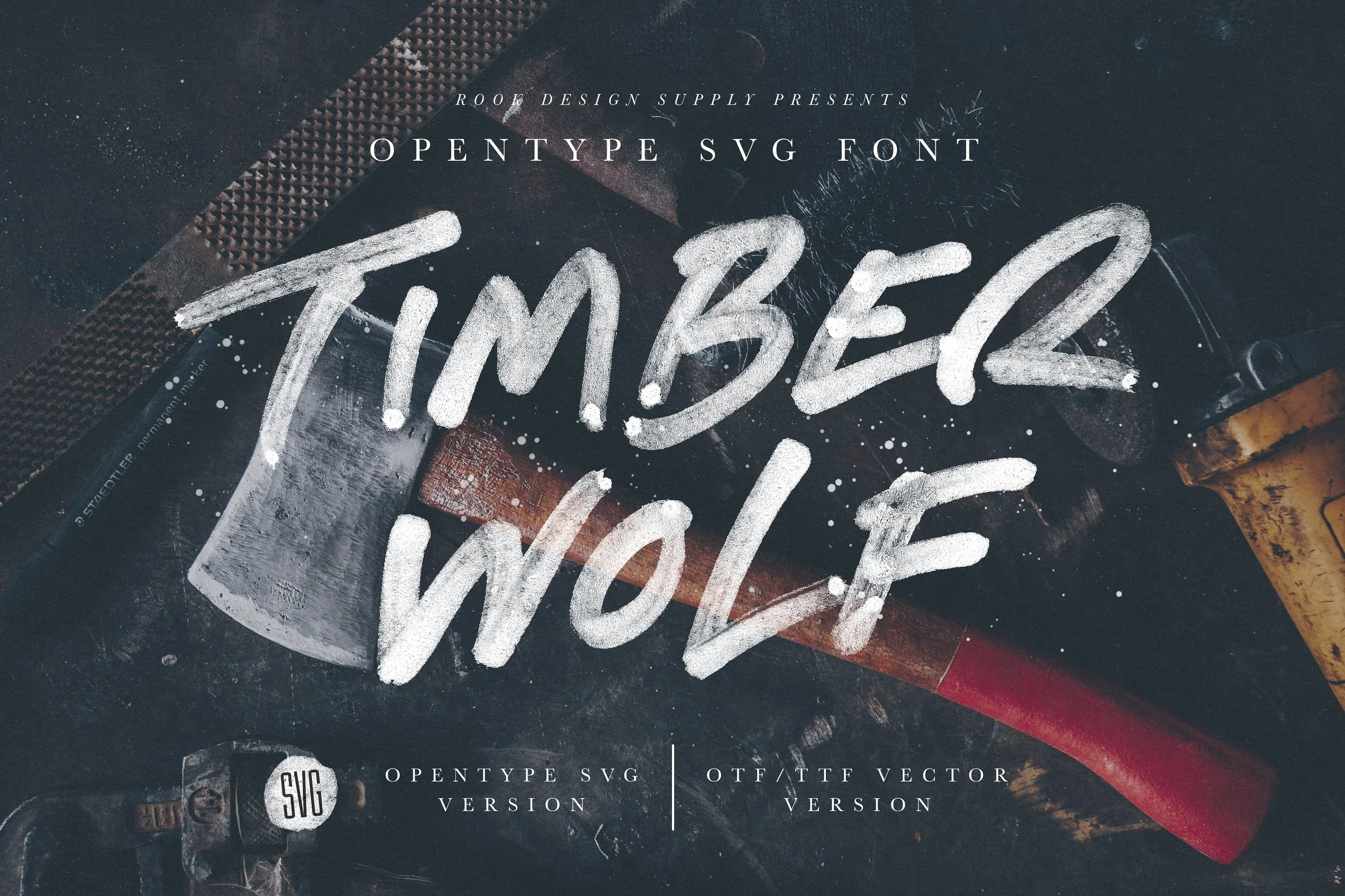 Timber Wolf SVG Font