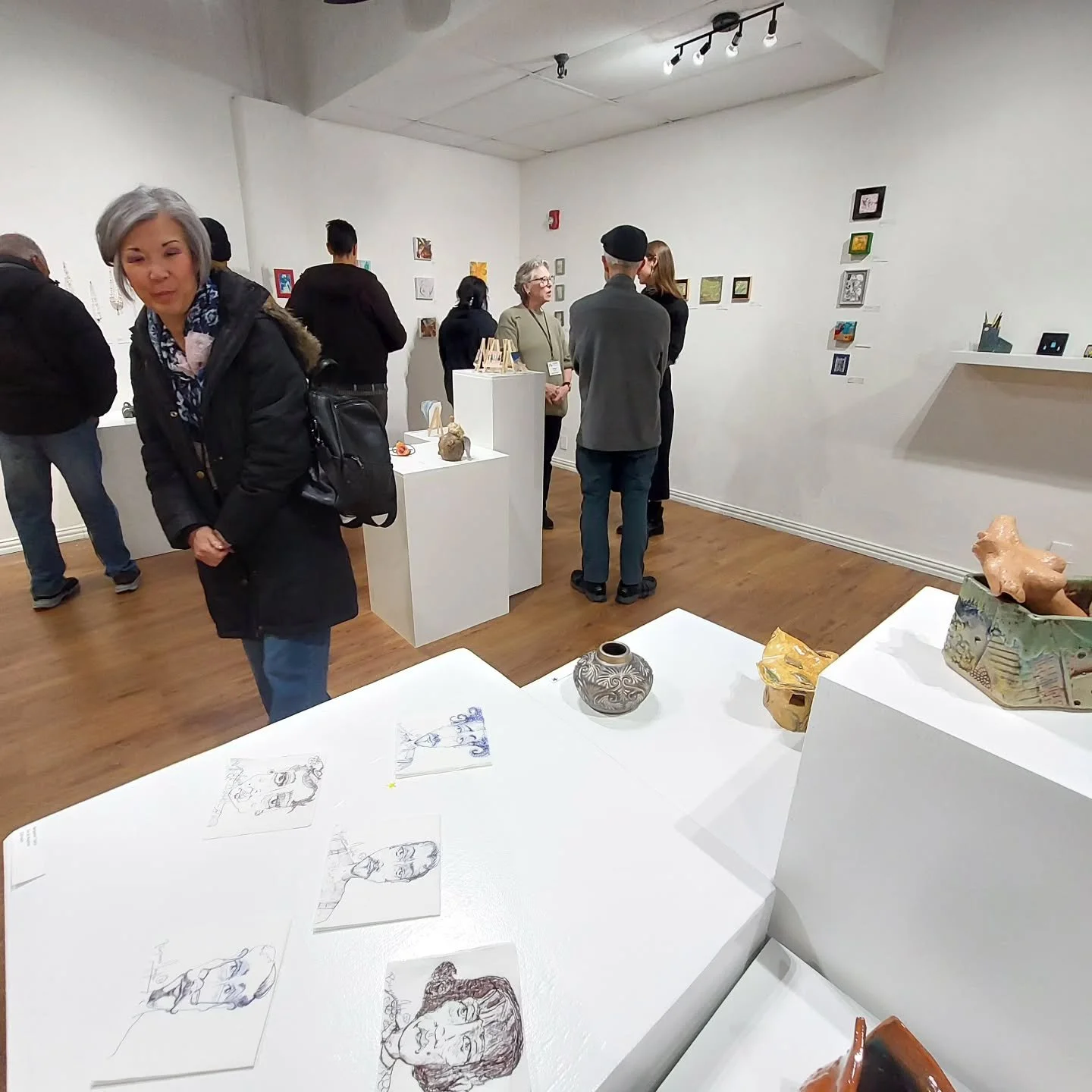 We appreciate all the Goldmark artists, friends, and visitors who joined us for last Saturday's exhibition receptions at the Goldmark Cultural Center!

If you missed the receptions, all 3 exhibitions are still on display through the end of this week 
