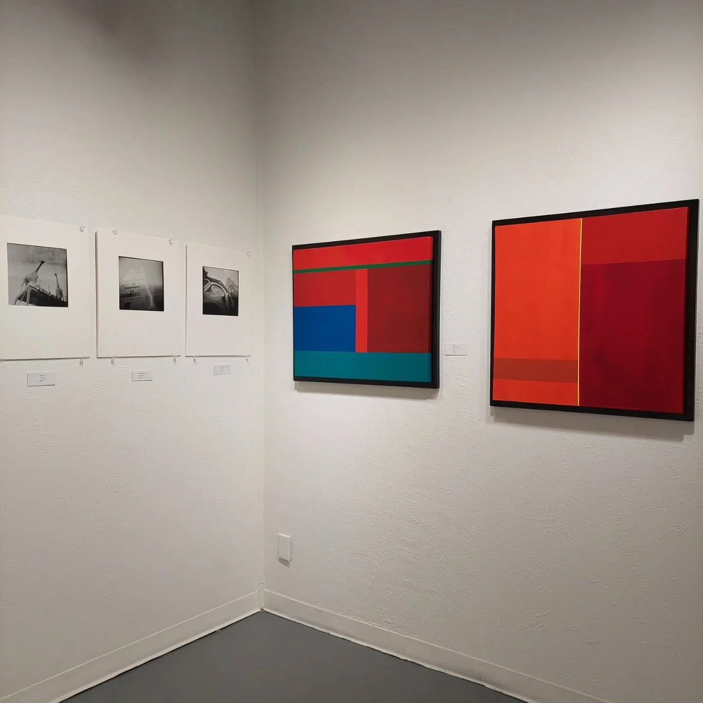 A new art exhibition is on display in the Goldmark  Cultural Center's Ruth Andres Gallery! "Surface/Look Up" features oil paintings and photographs by Goldmark artists Don Taylor and Roberto D. Romero @robertodromero , in their first joint 