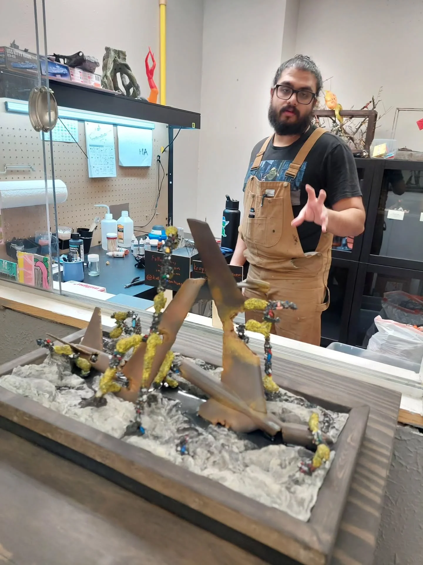 Goldmark artist Vin Nair @kroytcreations is one of the 170+ members of the Goldmark artist community who will be opening their private art studios to the public at our upcoming Spring Art Walk on Saturday 4/11 and Sunday 4/12, from 12-5pm both days! 