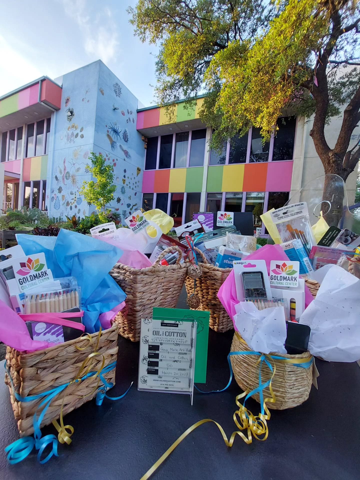 Come to the Spring Art Walk this Saturday 4/11 and Sunday 4/12 from 12-5pm both days for a chance to win 1 of 6 art supply prize packages through our stamp passport activity!

Here's how it works: On arrival at the Goldmark Cultural Center, pick up a