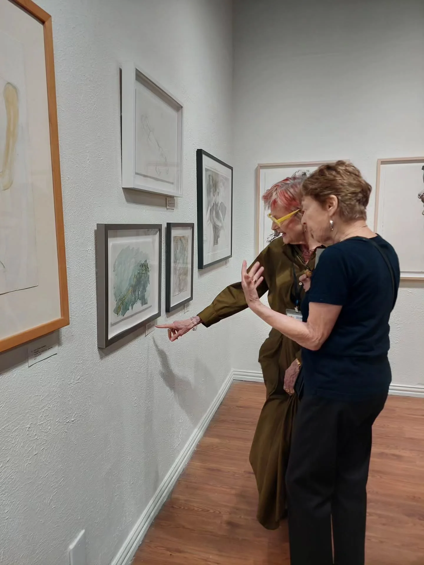 Thanks to everyone who attended last Saturday's reception for "The Figure Expressed", a drawing Invitational group exhibition featuring works by Lynn Smiser Bowers @lynnsmiserbowers , Jan Dreskin-Haig @dreskinhaig , and MaryEllen Lacy @mary