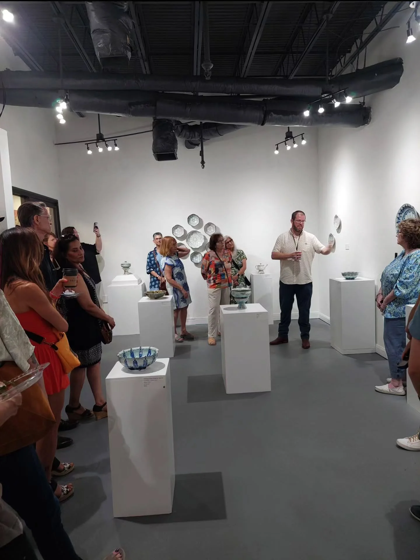 If you missed the opening reception of "Translucency Contained" earlier this month, you still have 2 weeks left to visit the Goldmark Cultural Center's John H. Milde Gallery to check out this phenomenal solo exhibition of ceramic works by B