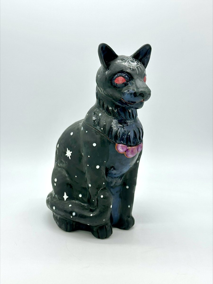 Celestial Cat Jar, 2024