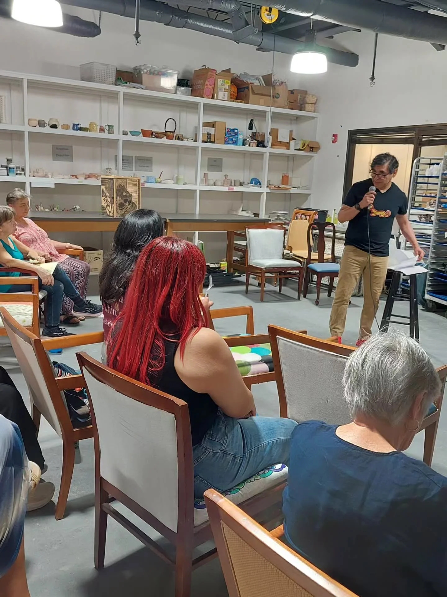 Join us at the Goldmark Cultural Center this Sunday 8/23 at 7.00pm for another Poetry Open Mic with Kamilah Valentin @kams_conchispas !

You're more than welcome to share your own work, whether it's a draft or the final cut.

If writing poetry is not