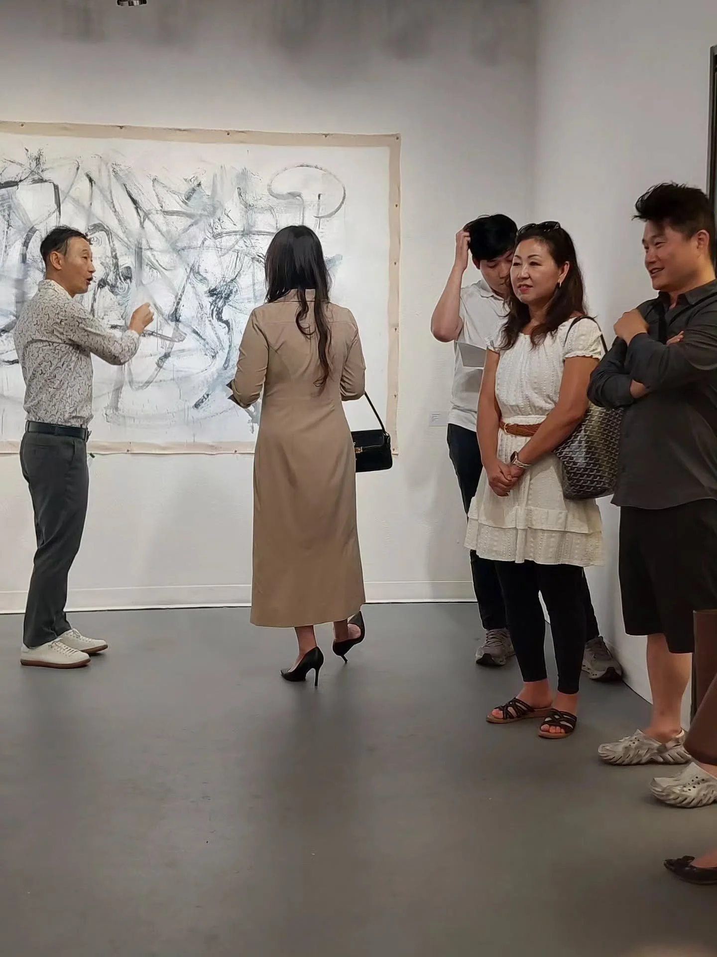 If you missed last Saturday's exhibition reception for "Letting Go: Veils of the Unseen", you still have a few days left to visit the Goldmark Cultural Center's Ruth Andres Gallery to check out this phenomenal solo exhibition of video and p