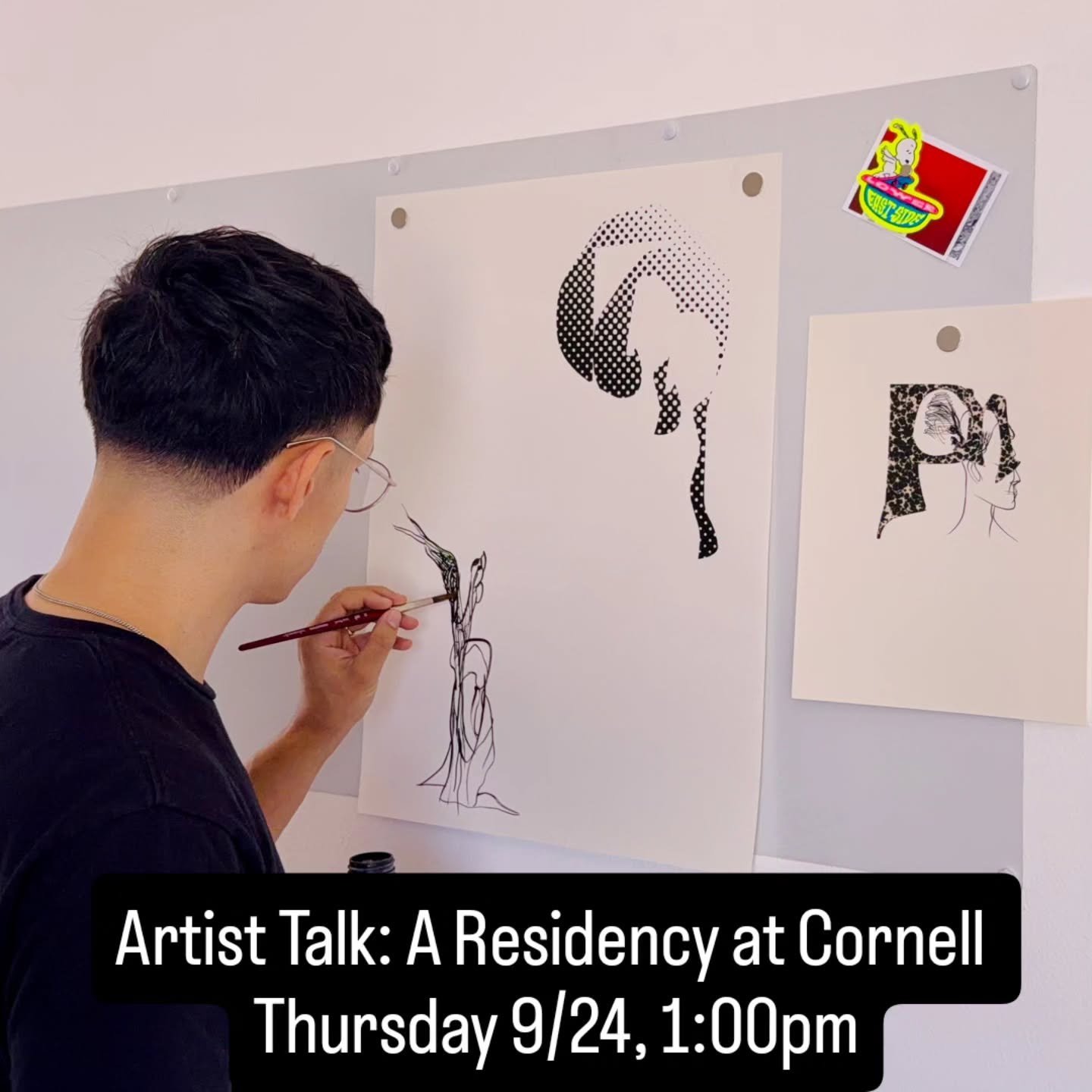 Join us at the Goldmark Cultural Center&rsquo;s Auditorium this Thursday 9/24 at 1:00pm for an artist talk presented by Goldmark artist Jan Brandt!

Jan will be speaking about his recent experiences as a participant in the 2026 Image Text Workshop @c