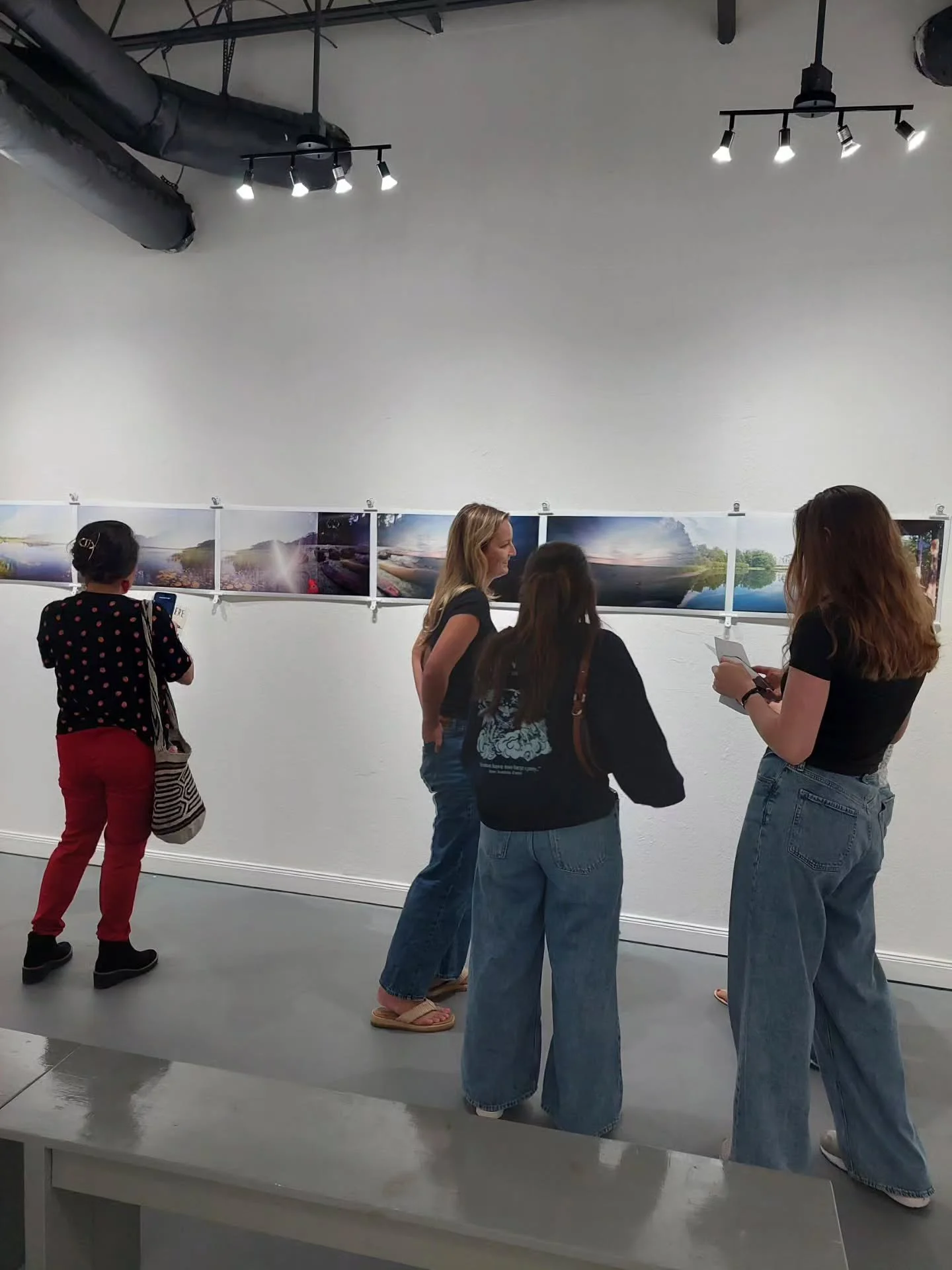 Thank you to all the visitors and Goldmark artists who joined us for last month's opening reception of "While We Are Here..." in the John H. Milde Gallery at the Goldmark Cultural Center!

If you missed the opening reception, you still have