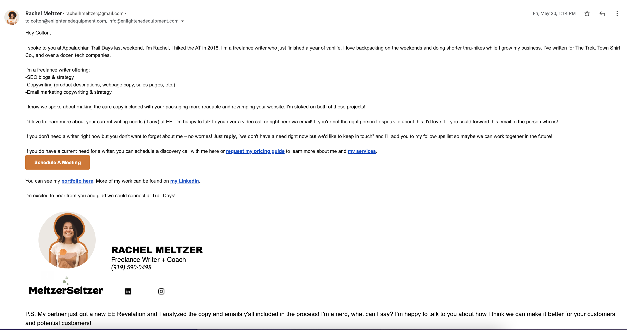 How to Write a Cold Pitch Email for Freelance Writing — MeltzerSeltzer