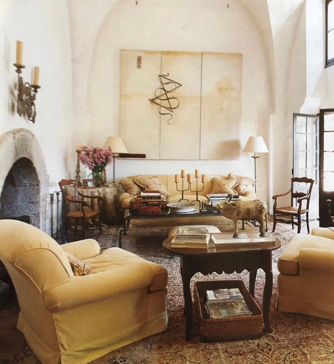 Design Inspiration | Domaine du Sault, the house of Laurel Beebe, near the C&ocirc;te d'Azur, 2007. Captured by Melanie Acevedo, Repost via @joem7816 #inspiration #laurelbeebe