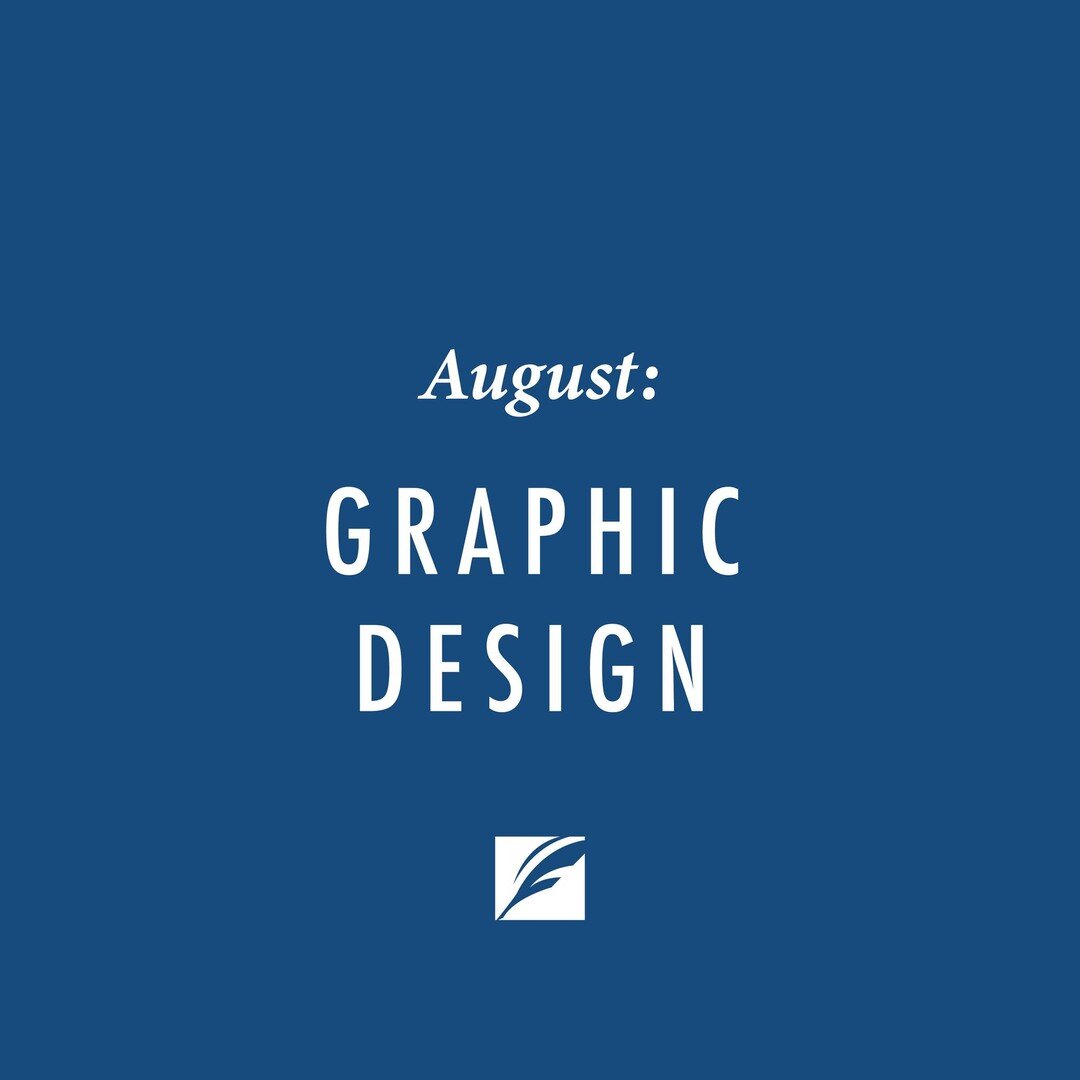 This month, we're focusing on graphic design! There's always room for growth in the ever-changing design landscape. So tell us, how do you stay on top of trends?!