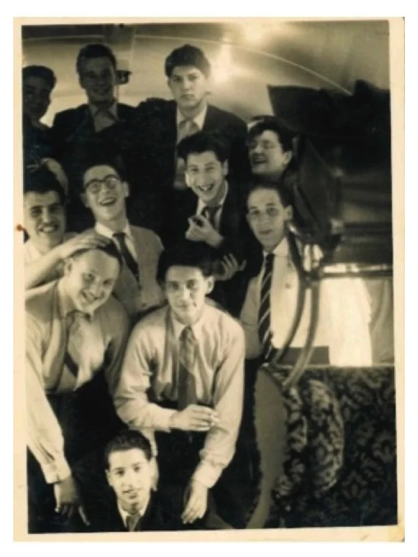 B2014 Cecil Goldberg - Aubrey Gordon - Alan Spurling and his brother - Podber