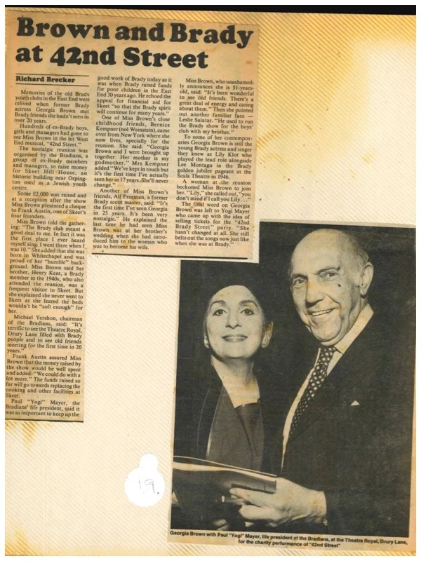 B2041 Georgia Brown and Yogi Mayer