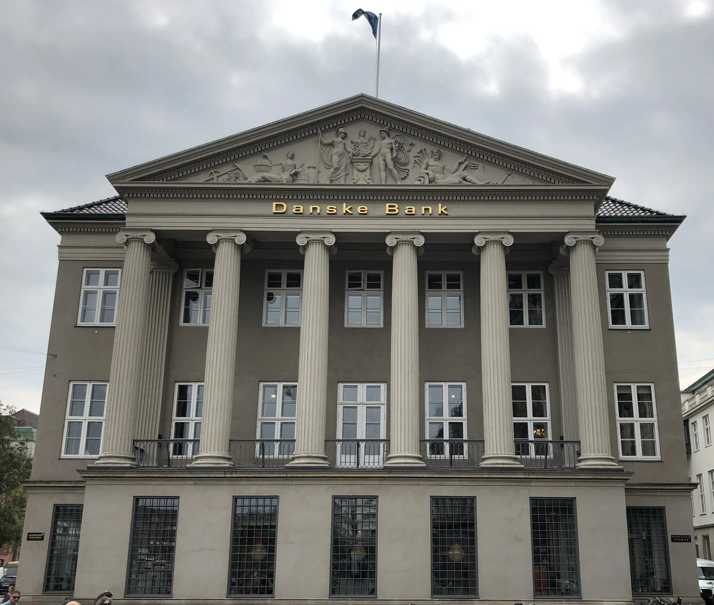 The headquarters of Dankse Bank in Copenhagen pictured in 2018. (Wikimedia Commons)