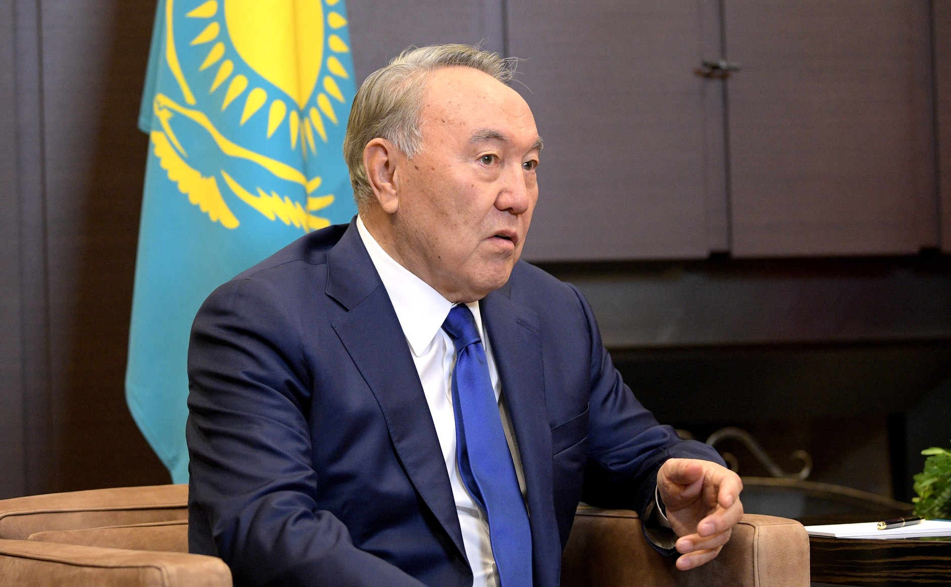 After serving for almost 30 years, Nursultan Nazarbayev resigns from his position as Kazakhstan’s president. (Kremlin)